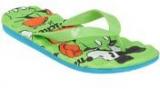 Disney Mickey Mouse Green Flip Flops girls