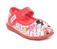 Disney Red & Off White Printed Ballerinas Girls