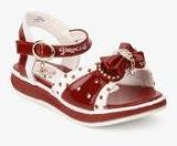 Disney Red Bow Sandals Girls