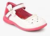 Disney White Mary Jane Bow Belly Shoes Girls