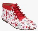 Do Bhai Red Lifestyle Shoes Women