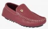 Doink Maroon Loafers Boys