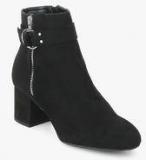 Dorothy Perkins Addyson Black Buckled Ankle Length Boots Men