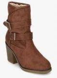 Dorothy Perkins Aliie Brown Ankle Length Boots Women