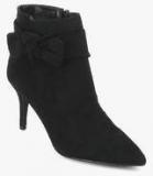 Dorothy Perkins Aloha Black Bow Ankle Length Boots Men