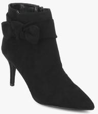 Dorothy Perkins Aloha Black Bow Ankle Length Boots men