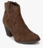 Dorothy Perkins Amber Brown Ankle Length Boots Women