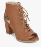 Dorothy Perkins Angel Brown Ankle Length Boots Women