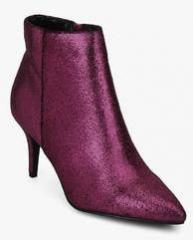 Dorothy Perkins Aruba Magenta Ankle Length Boots women