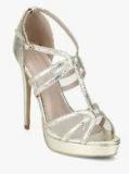 Dorothy Perkins Beverly Golden Ankle Strap Stilettos Women