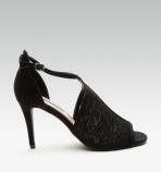 Dorothy Perkins Black Lace Stilettos Women