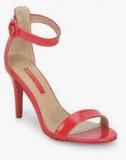 Dorothy Perkins Bounce Red Ankle Strap Stilettos Women