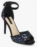 Dorothy Perkins Brandi Black Ankle Strap Stilettos Women