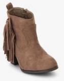 Dorothy Perkins Brown Matte Boots Women