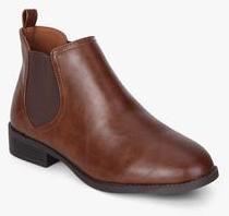 Dorothy Perkins Brown Moon Chelsea Boots men