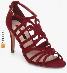 Dorothy Perkins Burgundy Sandals women