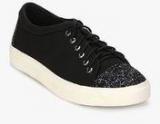 Dorothy Perkins Charlotte Black Glitter Casual Sneakers Women