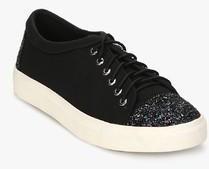 Dorothy Perkins Charlotte Black Glitter Casual Sneakers women