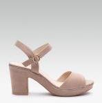 Dorothy Perkins Dusty Pink Solid Block Heels Women