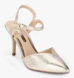 Dorothy Perkins Elsie Golden Metallic Stilettos Women