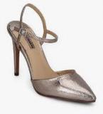 Dorothy Perkins Ena Point Metallic Golden Stilettos Women