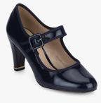 Dorothy Perkins Erica Navy Blue Mary Jane Belly Shoes Women