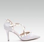 Dorothy Perkins Grey & White Studded Pumps Women