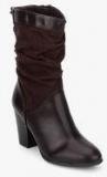 Dorothy Perkins Kassy Maroon Boots Women