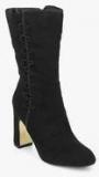 Dorothy Perkins Kitty Button Black Ankle Length Boots Women