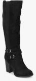 Dorothy Perkins Kyla Black Buckled Knee Length Boots Women