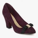 Dorothy Perkins Lily & Franc Jamie Wine Bow Belly Shoes Women