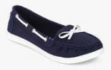 Dorothy Perkins Loat Navy Blue Bow Moccasins women