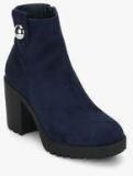 Dorothy Perkins Malice Navy Blue Boots Women