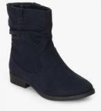 Dorothy Perkins Marlin Navy Blue Ankle Length Boots women