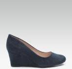 Dorothy Perkins Navy Blue Canvas Wedges Women