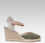 Dorothy Perkins Olive Green Solid Wedges Women