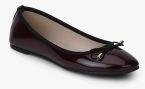 Dorothy Perkins Pandora Maroon Belly Shoes Women