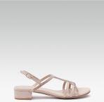 Dorothy Perkins Peach Coloured Embellished Block Heels Women