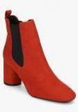 Dorothy Perkins Red Heeled Boots Women