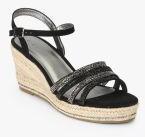 Dorothy Perkins Riley Black Espadrilles Wedges women