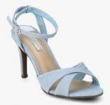 Dorothy Perkins Sahar Aqua Blue Ankle Strap Stilettos Women