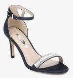 Dorothy Perkins Spotlight Silver Embelished Ankle Strap Stilettos Women