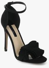 Dorothy Perkins Sway Black Ankle Strap Stilettos women