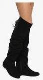 Dorothy Perkins Tania Black Knee Length Boots women