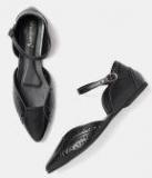 Dressberry Black Cut Out Ballerinas Women