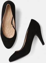 Dressberry Black Solid Pumps women