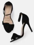 Dressberry Black Solid Sandals Women