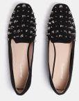 Dressberry Black Studded Ballerinas Women