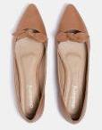 Dressberry Brown Solid Ballerinas Women