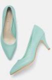 Dressberry Green Solid Pumps Women